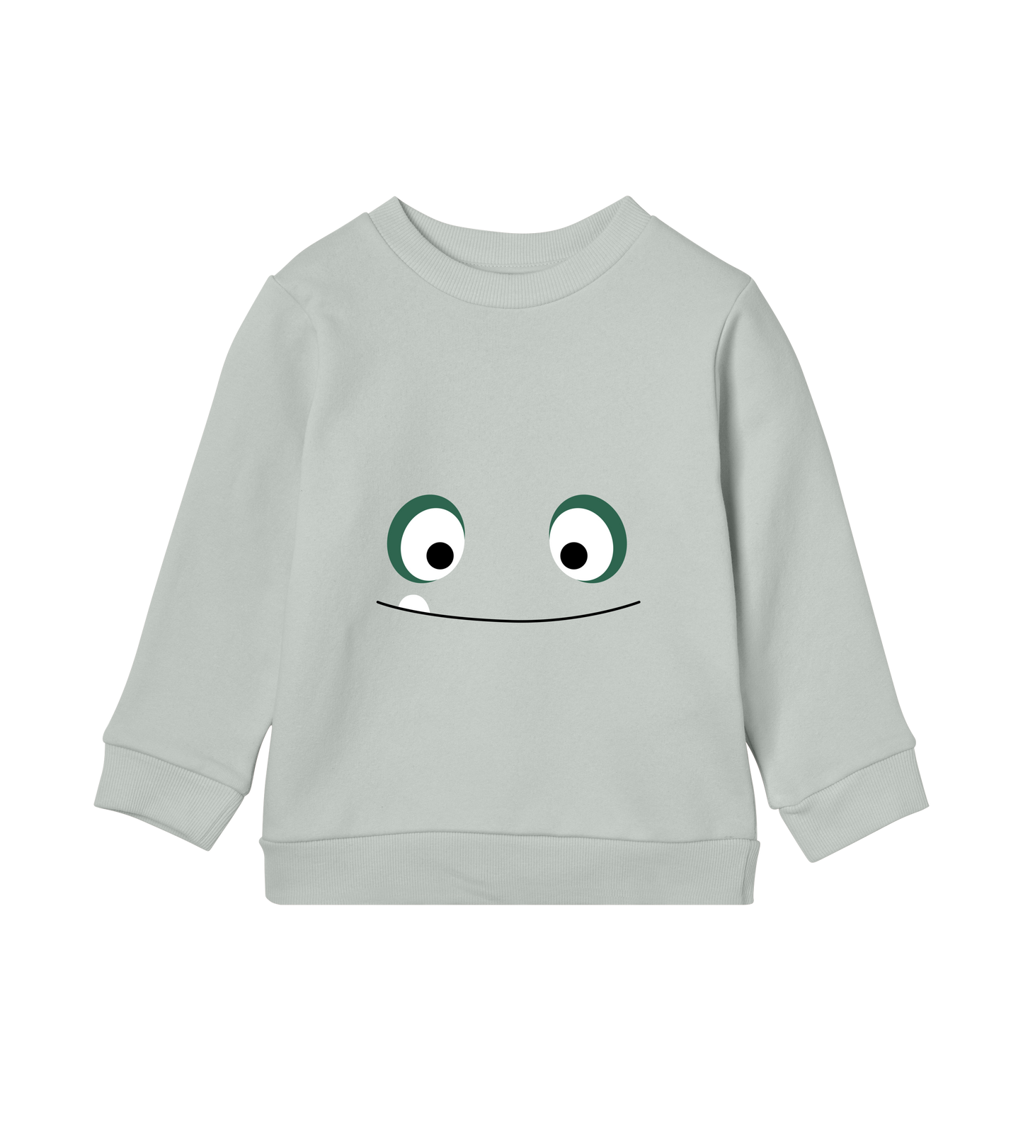 Kinder-Sweatshirt - Grünes Gesicht