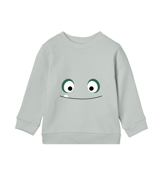 Kinder-Sweatshirt - Grünes Gesicht