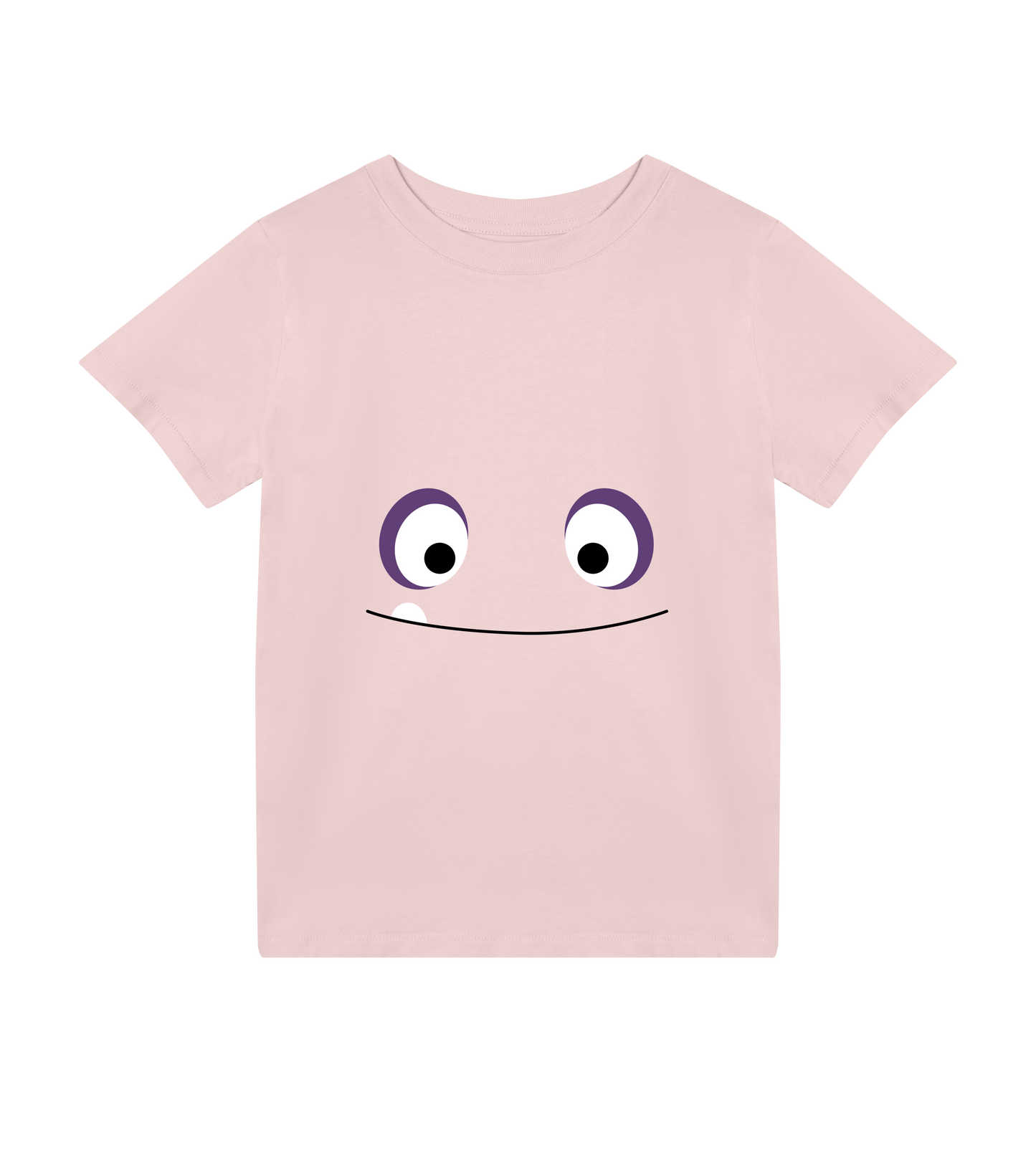 Kinder-T-Shirt - Rosa Gesicht