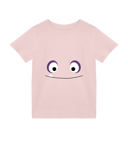 Kinder-T-Shirt - Rosa Gesicht