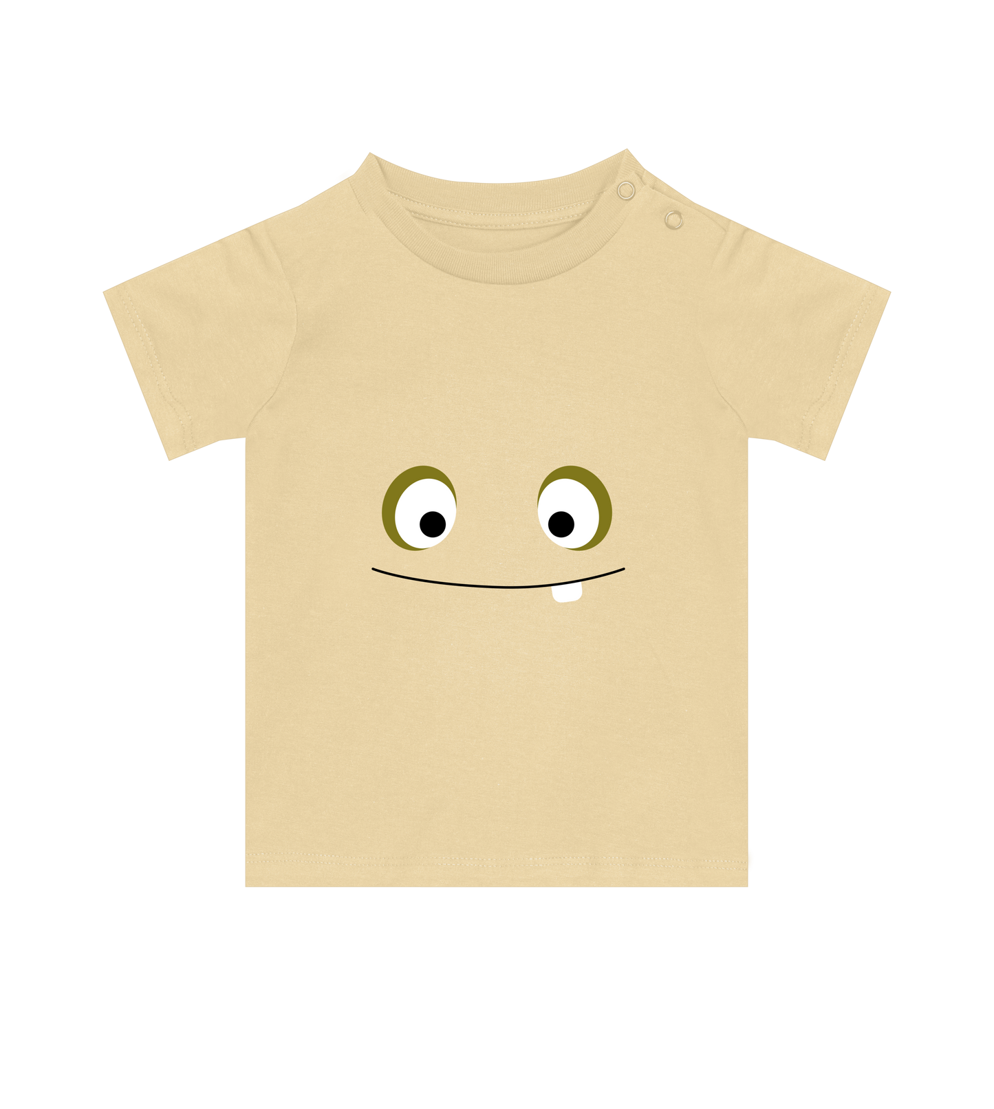 Baby-T-Shirt - Gelbes Gesicht